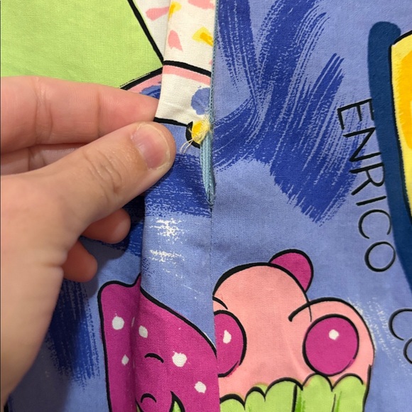 Enrico Coveri Vintage Cake/Dessert Print Dress SZ 4? VGUC - Picture 4 of 8